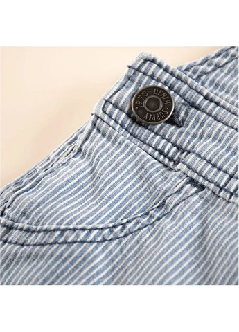 Напівкомбінезон джинсовий з шлейками для хлопчика LYCRA® 454418 блакитний Lupilu (366199716)