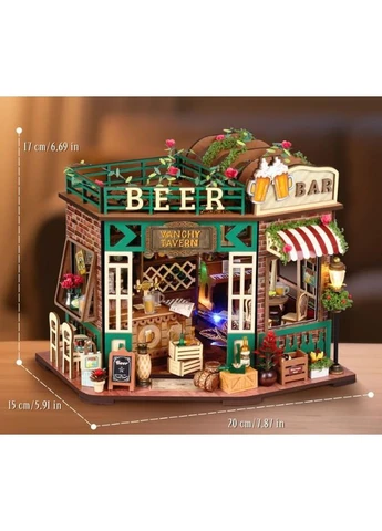 Румбокс Таверна Вансі Інтер'єрний конструктор Vansie Tavern House DIY Roombox Kit TSZH6805 No Brand (366431433)