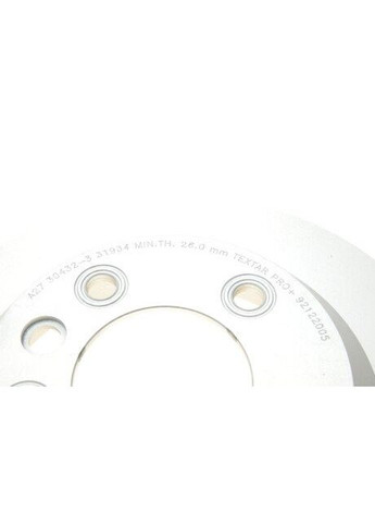 Диск тормозной (задний) Porsche Cayenne/VW Touareg 3.0-4.2 TDI 02-(330x28) PRO+ 92122005 UA63 Textar (345767793)