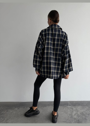 Темно-синяя рубашка в клетку Luna