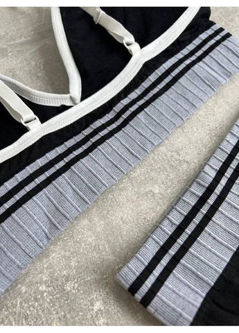 Черный демисезонный комплект женского нижнего белья "ok" s-m черный No Brand