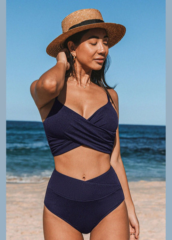 Темно-фіолетовий літній купальник CUPSHE