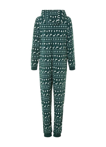 Женская пижама флисовая кигуруми в новогодний принт Esmara (362916309)