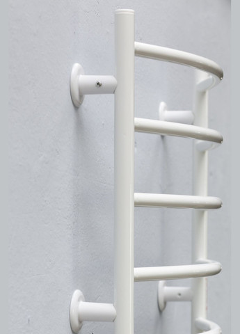 Сушарка для рушників електрична ТЕПЛИЙ СВІТ Овал білий R з кнопковим регулятором потужності "Зима-Літо" Теплий світ (317937449)