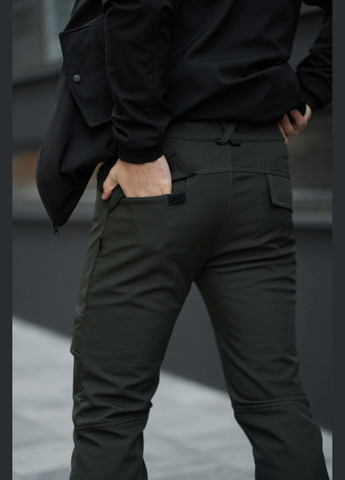 Хаки повседневный, кэжуал зимние брюки Intruder