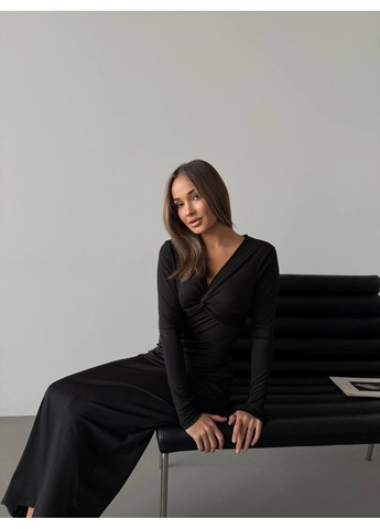 Чорна вечірня, кежуал жіноча сукня No Brand