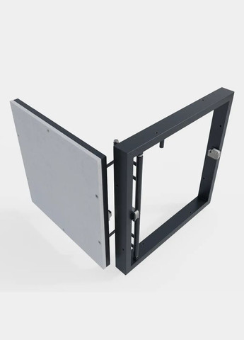 Ревизионный люк под плитку 200x600 мм (ШxВ) Ревизор, распашной нажимной ProfiLuxe (330250827)