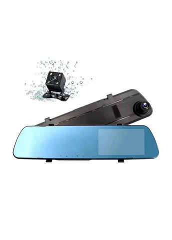 Дзеркало з відеореєстратором L1063 4.3" (2 камери) Full HD No Brand (332635773)