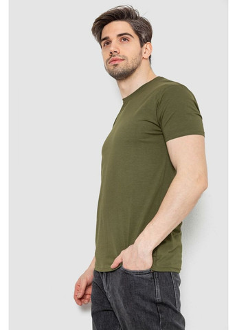 Хакі (оливкова) футболка чоловіча однотонна базова,, 244r2404 Andi
