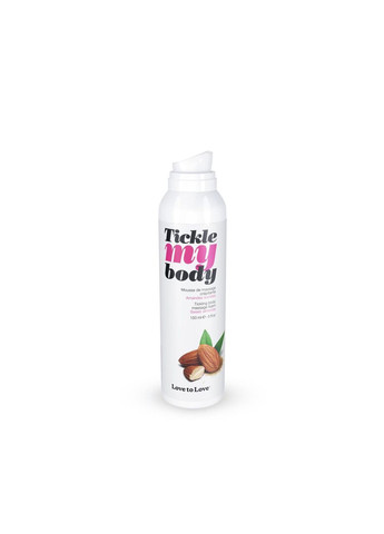 Массажная пена Love To Love Tickle my body Sweet almonds (150 мл), увлажняющая No Brand (303881083)