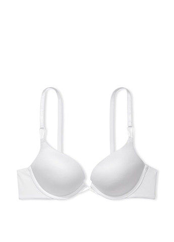 Белый бюстгальтер bombshell add-2-cups smooth push-up bra white Victoria's Secret