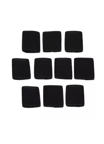 Компрессионная защитная повязка для пальцев Sport Heavy черная для баскетбола (10 шт) AOLIKES (366666498)