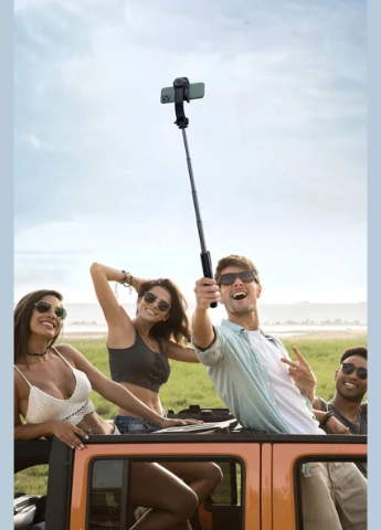 Селфі-монопод Lovely Uniaxial Bluetooth Folding Stand Selfie Stabilizer Black Baseus (300685244)