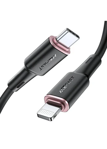 Дата кабель C2-01 Type-C to Lightning 30W (1.2m) Black Acefast (386034286)