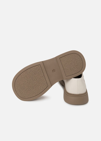 Бежевые туфли на плоской подошве для девочки цвет бежевый цб-00251101 No Brand