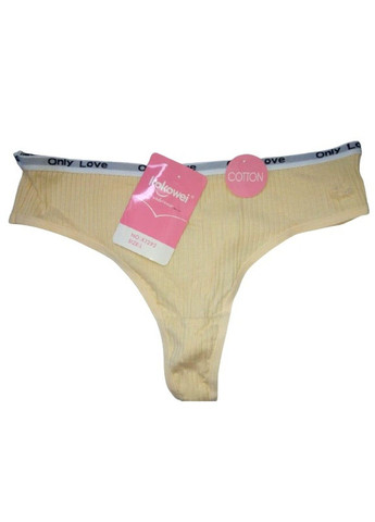 Труси жіночі стрінги жовті Kokowei (305847701)