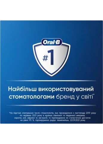 Набор электрических зубных щеток 31772 iO Series 3 2 шт Black + Blue Oral-B (328920105)