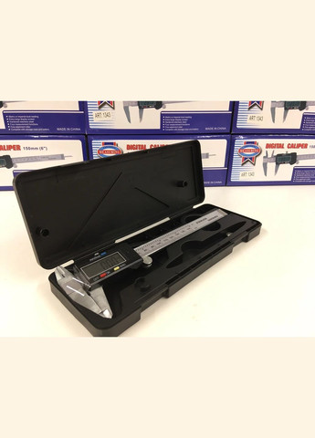 Штангенциркуль цифровой с экраном в чехле 150 мм Digital Caliper ART1343 Серый UKC (306716557)