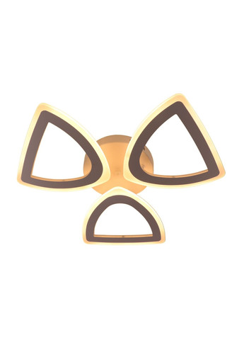 Люстра светодиодная потолочная LED светильник для квартиры на потолок лэд с пультом 25618 Белый 8х57х57 см. Sunnysky (364761370)