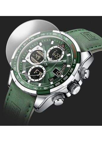 Наручные часы мужские Fly ArmyGreen Серебристый (2743) Naviforce (363318809)