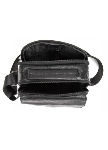 Мужская кожаная сумка мессенджер Черная Tiding Bag (324741732)