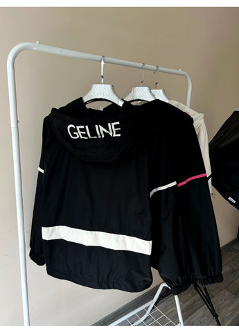 Жіноча вітровка з капюшоном та контрастними вставками Україна (352769271}