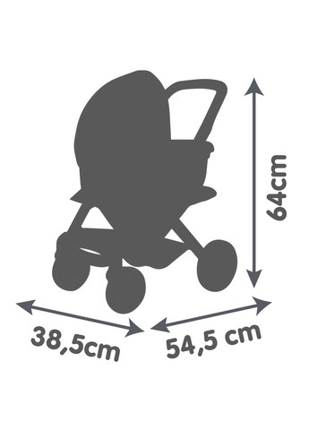 Коляска для ляльки Maxi-Cosi 3 в 1, зі знімною люлькою, айворі () Smoby 7600253122 (361855692)