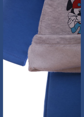 Голубой демисезонный костюм на флисе для мальчика трикотажный repair голубой 68 см (41701) Nafitto