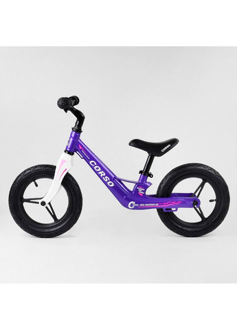 Велобіг дитячий 12'', з надувними колесами, магнієвою рамою та магнієвим кермом Corso (282585354)