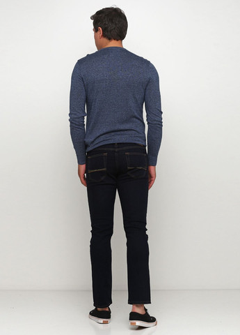 Темно-синие демисезонные джинсы slim straight af7185m Abercrombie & Fitch