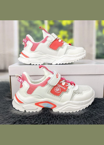 Білі осінні кросівки дитячі для дівчинки С.Луч