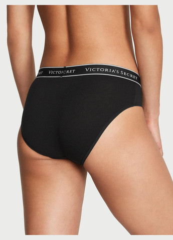 Котоновые трусики-хипстеры Victoria's Secret Logo Cotton Hiphugger Pant (306654840)