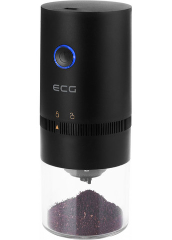 Кавомолка електрична портативна EСG Minimo KM150-BlaСk 120 Вт чорна ECG (361398591)