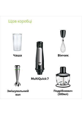 Блендер Multiquick 7Х MQ7035X Braun (306527495)