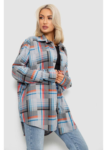 Серо-красная рубашка Ager