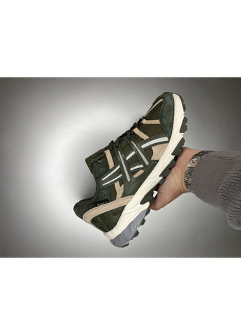 КРОССОВКИ ЖЕНСКИЕ ASICS GEL KHAKI GORE TEX АСИКС ГЕЛЬ No Brand комбинированные демисезоны (368858133)