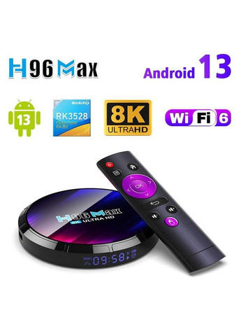 MAX-RK3528 4/32 ГБ, Android 13, WIFI 6 H96 (330779916)