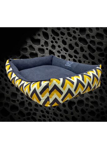 Лежанка 90х65х18см из текстиля для средних собак "Ethnos Yellow" ( ) S&N Family (361204445)