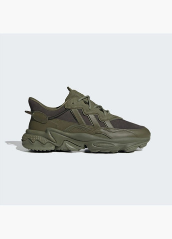 Оливковые демисезонные кроссовки мужские ozweego olive if7915 adidas
