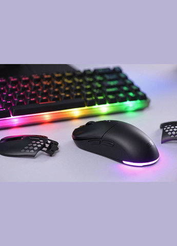 Мышь HyperDrive Lite WL, RGB Black 2E Gaming (314781096)