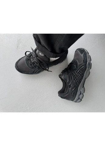 КРОСІВКИ ЖІНОЧІ ASICS GEL-NYC TRIPLE BLACK GORE-TEX АСІКС ГЕЛЬ НЮК ЧОРНІ No Brand чорні демісезони (391019269)