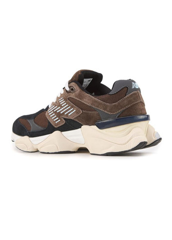 Чорні Осінні кросівки чоловічі new balance 9060 brown black нью беланс 9060 No Brand
