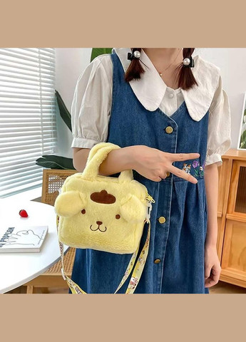 Дитяча плюшева сумочка Собачка жовтого кольору (NR0223_7) No Brand (317252838)