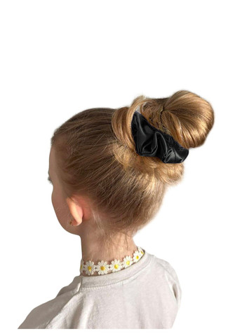 Шёлковая резинка для волос Чумацький Шлях повышенной эластичности и прочности Размер L в Подарочной упаковке Черная (1211-02) Фабрика Тиші (369550254)