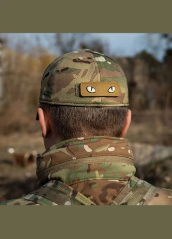 Нашивка Cat Eyes 3D PVC Coyote M-TAC (315047280)