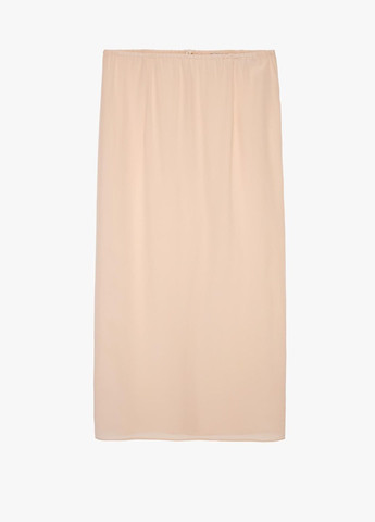 Светло-розовая повседневный однотонная юбка Zara