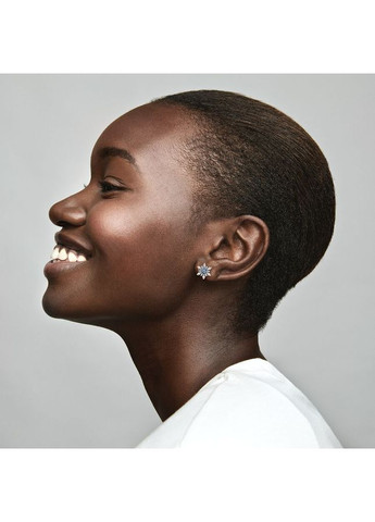 Серебряные серьги "Пандора" 290590NBLMX Kabluchka (355347557)