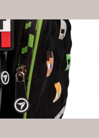 Рюкзак шкільний напівкаркасний Minecraft S91 два відділення фронтальна кишеня бічні кишені розмір 38*29*13см чорний Yes (293510911)