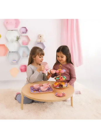 Дитячий ігровий набір іграшковий посуд чайний сервіс з десертами в валізці для дітей дівчаток 25,5x10x19 см (481384-Prob) Unbranded (361306301)