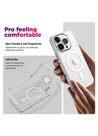 Чехол Unit MagSafe для Samsung S25 Ultra Matte Clear Silver (ARM82266) ArmorStandart (343049578)